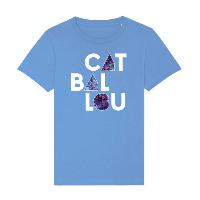 Kinder Shirt Logo Trkis (Shop Art-No. cbS0070) | Cat Ballou